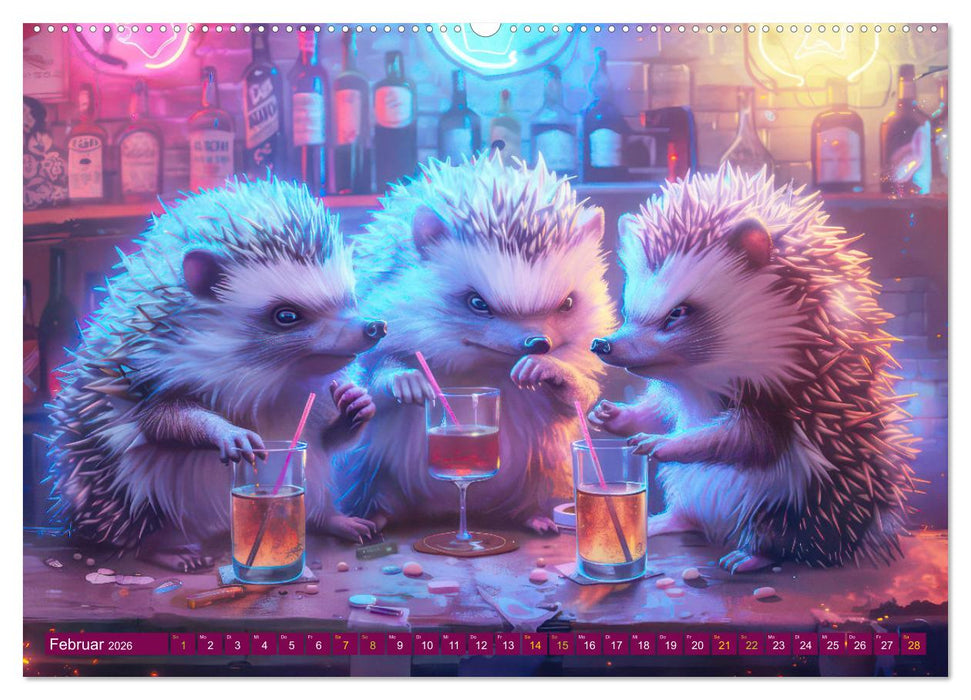 Tierisches Barleben (CALVENDO Premium Wandkalender 2026)