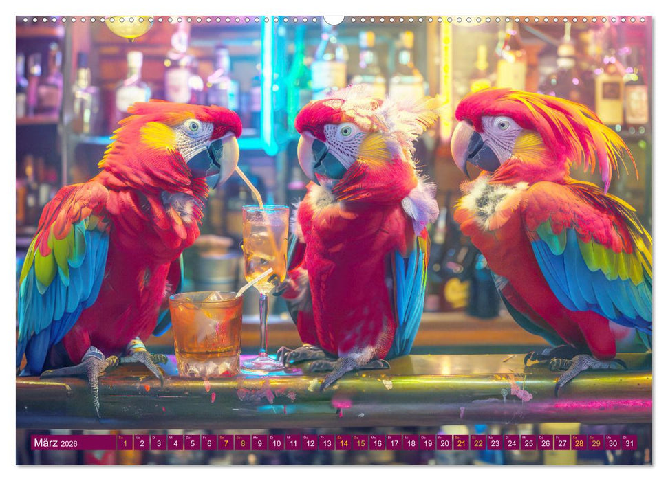 Tierisches Barleben (CALVENDO Premium Wandkalender 2026)