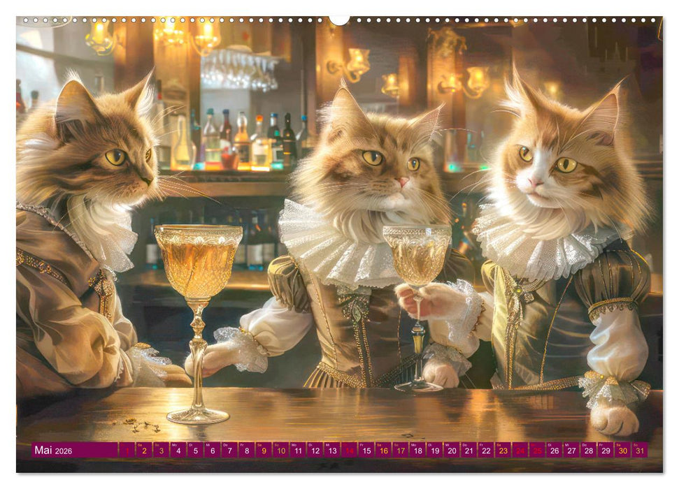 Tierisches Barleben (CALVENDO Premium Wandkalender 2026)