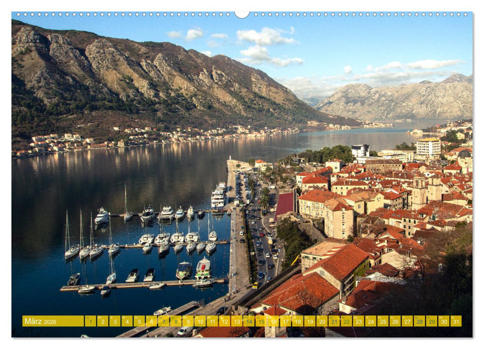 Kotor - Juwel der Adria und UNESCO-Welterbe in Montenegro (CALVENDO Wandkalender 2026)