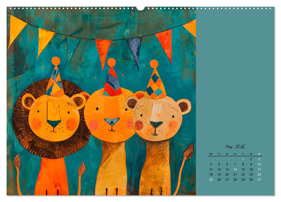 Wenn Tiere feiern (CALVENDO Wandkalender 2026)
