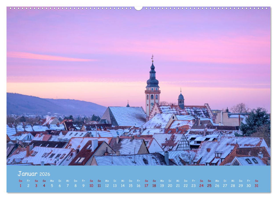 Durlach, das Stadtbild in 12 Impressionen (CALVENDO Premium Wandkalender 2026)