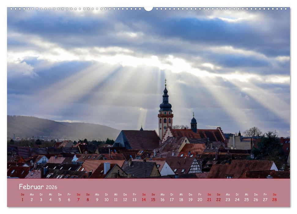 Durlach, das Stadtbild in 12 Impressionen (CALVENDO Premium Wandkalender 2026)