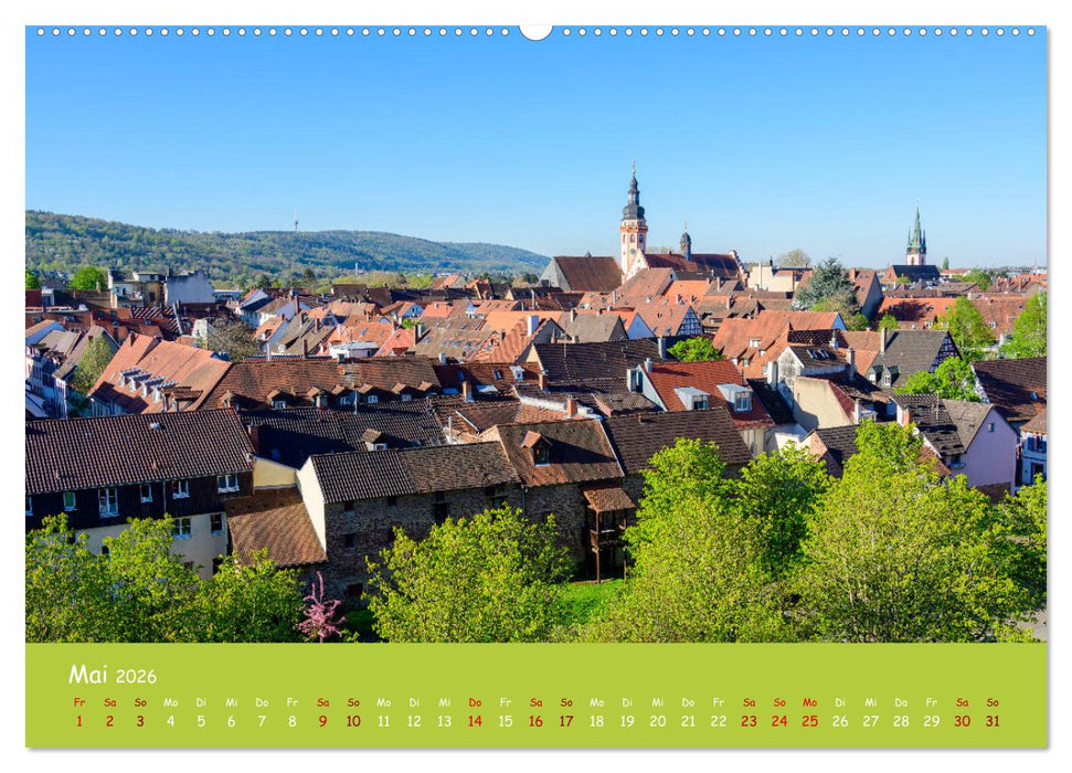 Durlach, das Stadtbild in 12 Impressionen (CALVENDO Premium Wandkalender 2026)