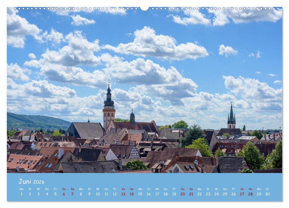 Durlach, das Stadtbild in 12 Impressionen (CALVENDO Premium Wandkalender 2026)