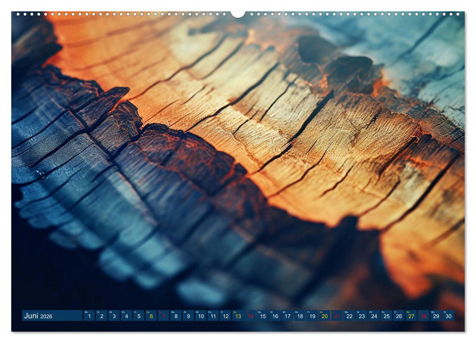 Faszination HOLZ - Strukturen (CALVENDO Wandkalender 2026)