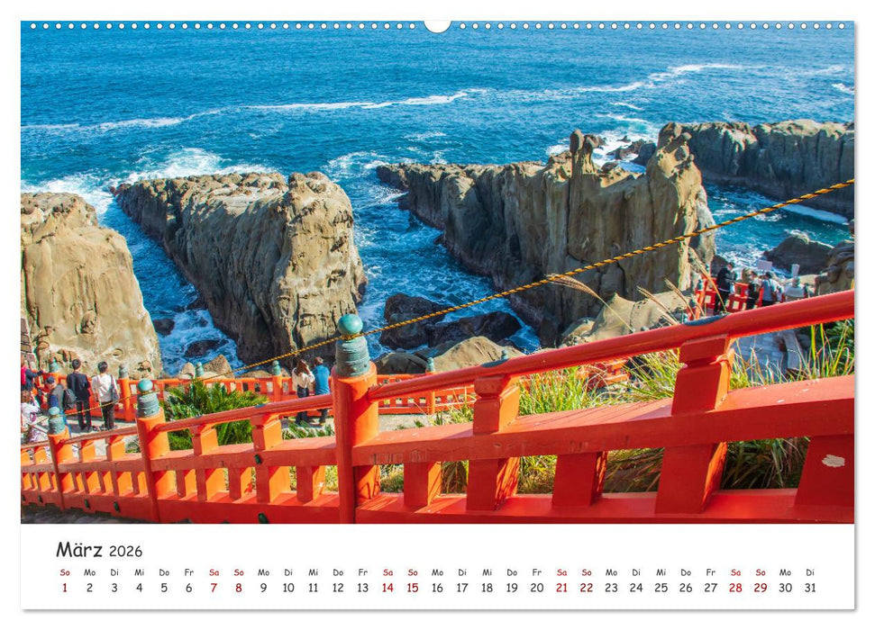 Unterwegs in Japan (CALVENDO Premium Wandkalender 2026)