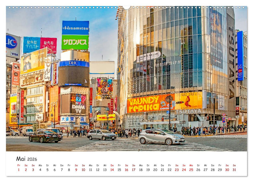 Unterwegs in Japan (CALVENDO Premium Wandkalender 2026)
