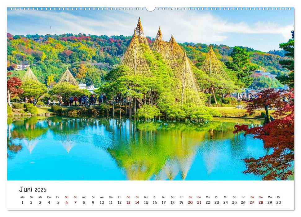 Unterwegs in Japan (CALVENDO Premium Wandkalender 2026)
