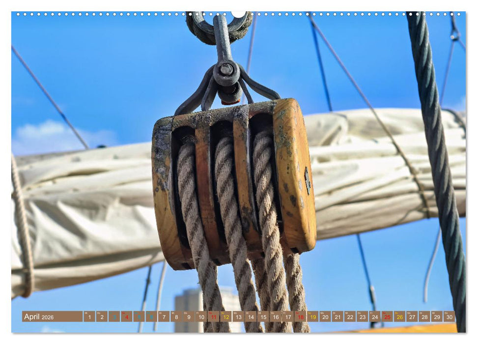 Mit dem Wind um die Welt - segeln (CALVENDO Premium Wandkalender 2026)