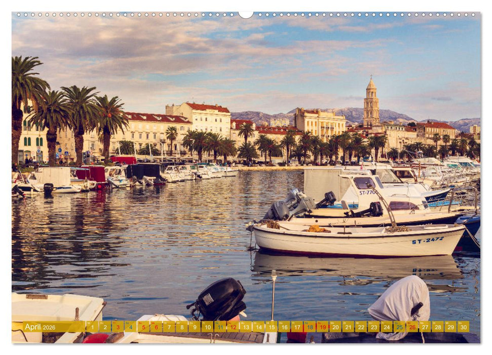Split - Zauberhafte Perle an der Adriaküste Kroatiens (CALVENDO Premium Wandkalender 2026)