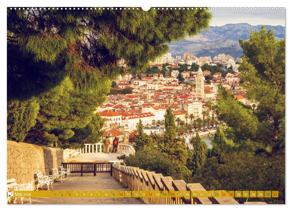 Split - Zauberhafte Perle an der Adriaküste Kroatiens (CALVENDO Premium Wandkalender 2026)