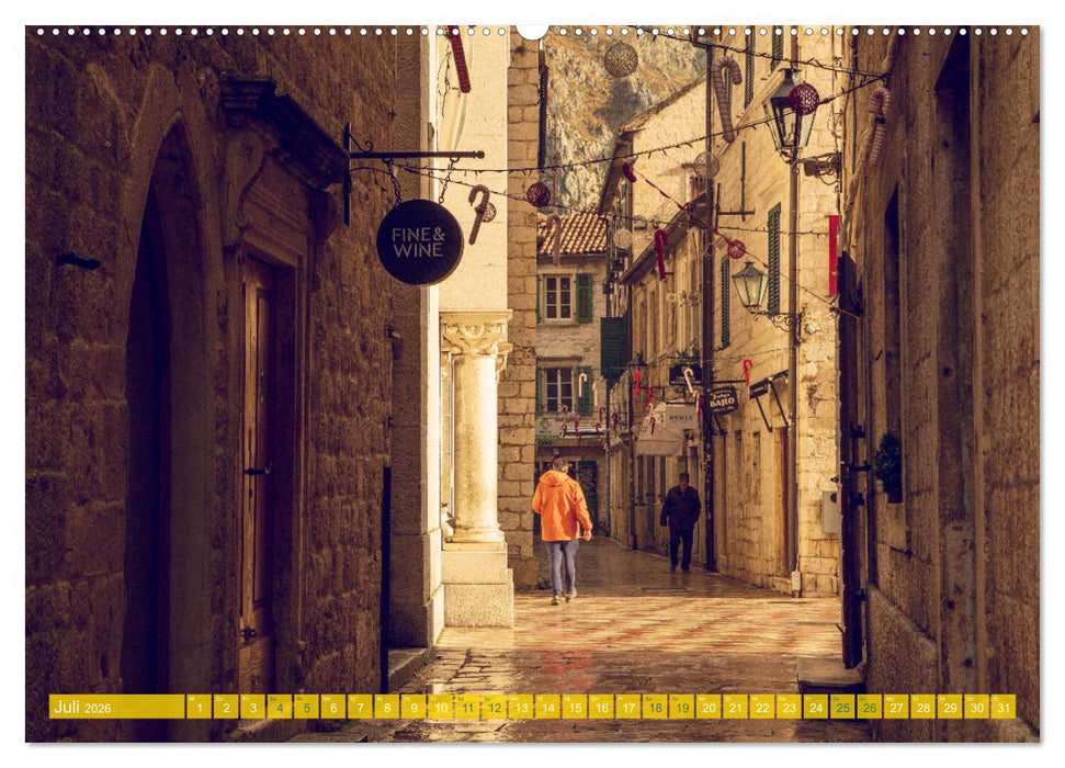 Kotor - Juwel der Adria und UNESCO-Welterbe in Montenegro (CALVENDO Premium Wandkalender 2026)