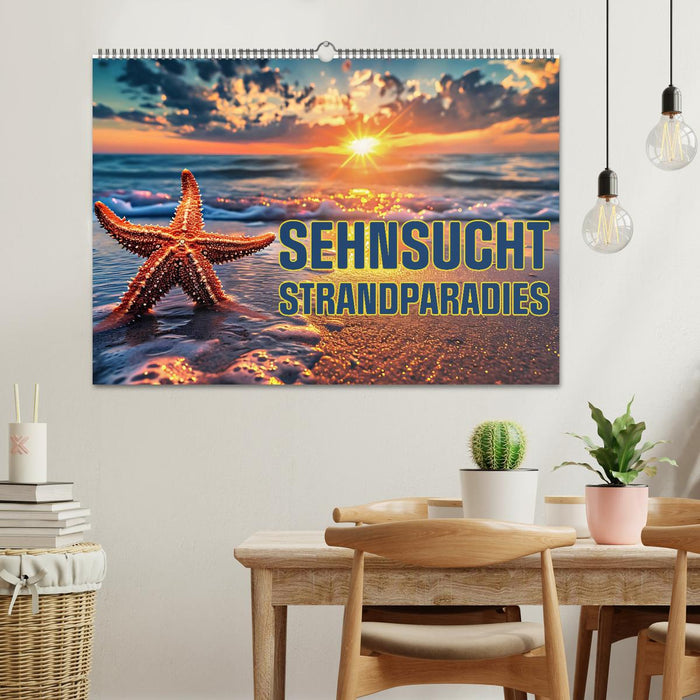 Sehnsucht Strandparadies (CALVENDO Wandkalender 2026)