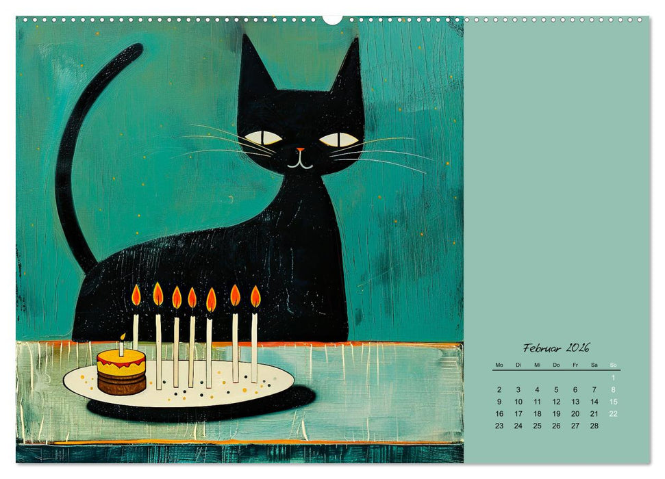 Wenn Tiere feiern (CALVENDO Premium Wandkalender 2026)