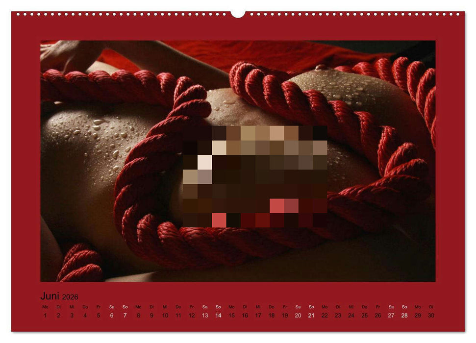 Glanzperlen - Wassertropfen auf nackter Haut (CALVENDO Wandkalender 2026)