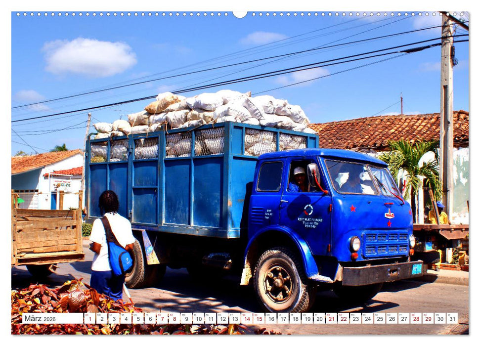 LKW Oldtimer der UdSSR - Sowjetische Lastkraftwagen in Kuba (CALVENDO Premium Wandkalender 2026)