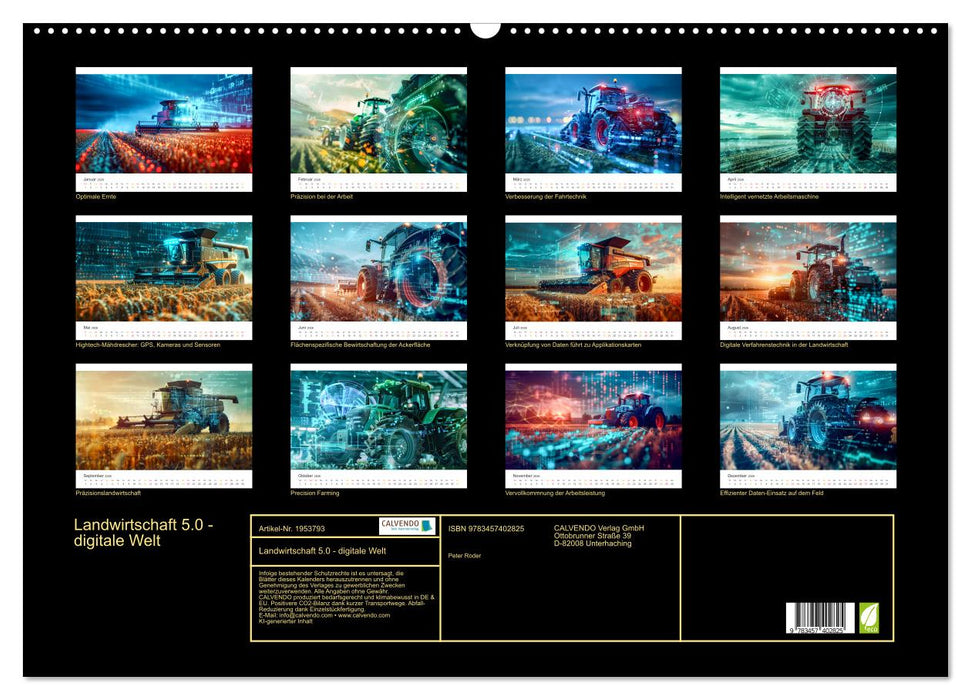 Landwirtschaft 5.0 - digitale Welt (CALVENDO Wandkalender 2026)