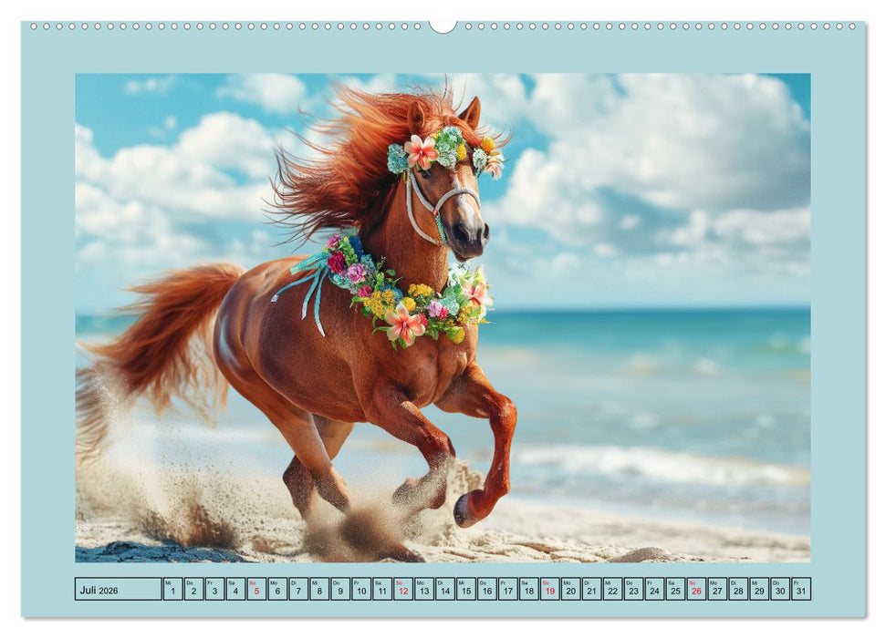 Pferde-Fashion. Modische Highlights auf Hufen (CALVENDO Premium Wandkalender 2026)