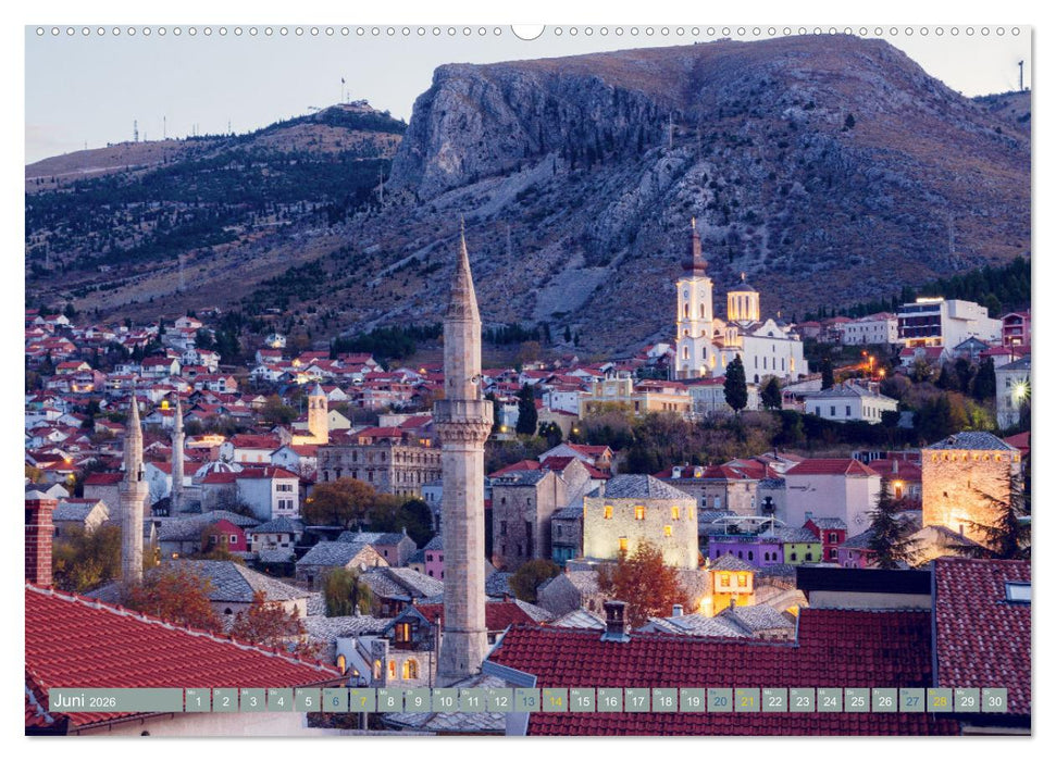 Die Altstadt von Mostar (CALVENDO Wandkalender 2026)