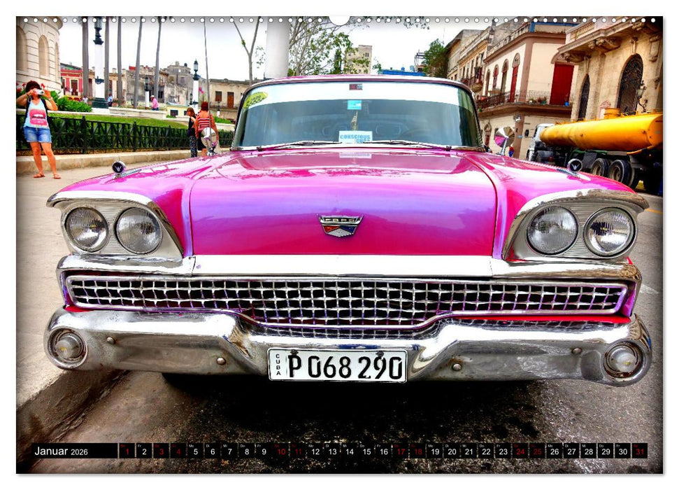 Galaxie '59 - Ein Spitzenmodell von Ford (CALVENDO Wandkalender 2026)