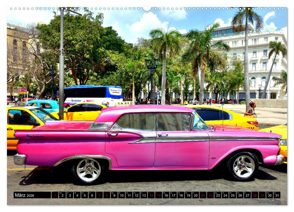 Galaxie '59 - Ein Spitzenmodell von Ford (CALVENDO Wandkalender 2026)