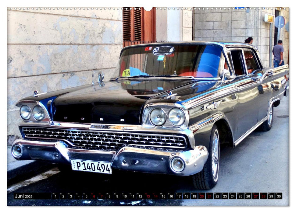 Galaxie '59 - Ein Spitzenmodell von Ford (CALVENDO Wandkalender 2026)