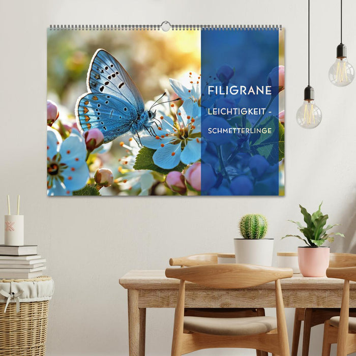 Filigrane Leichtigkeit - Schmetterlinge (CALVENDO Wandkalender 2026)
