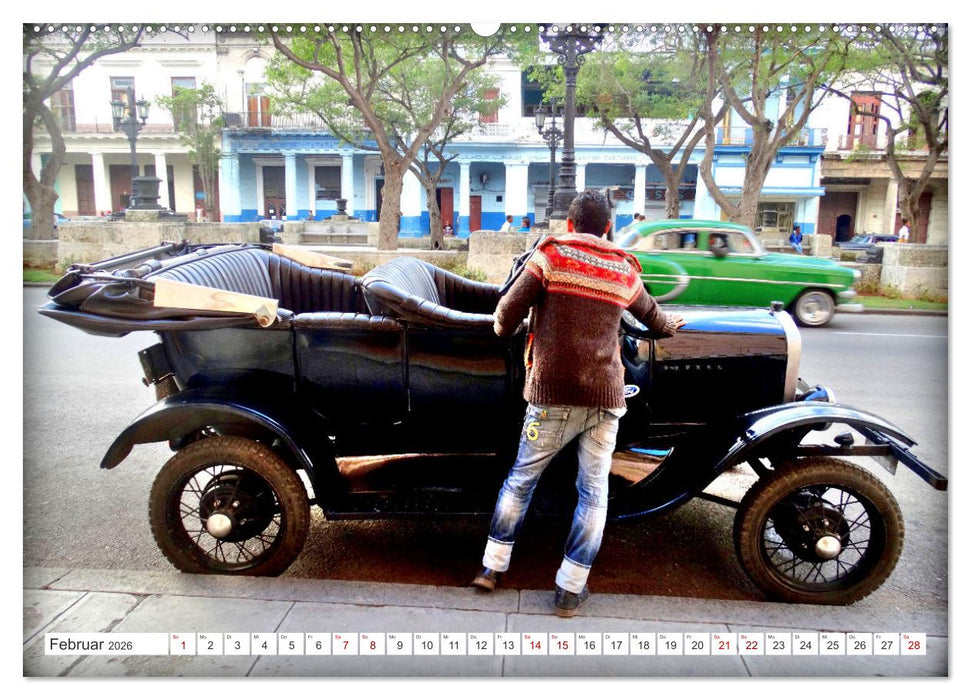 Tin Lizzie - Ford Modell T in Kuba (CALVENDO Wandkalender 2026)