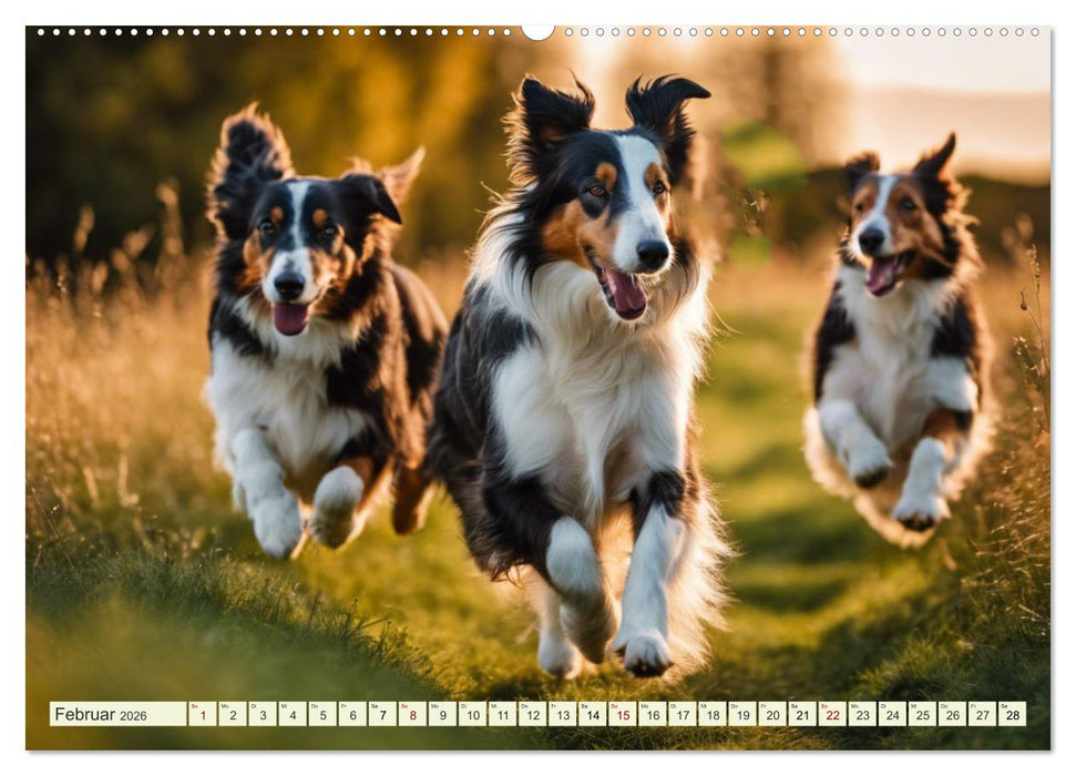 Traumhund Collie (CALVENDO Wandkalender 2026)