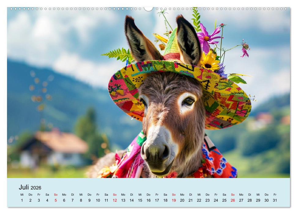 Die schönsten Tiermodels. Schicke Outfits und High Fashion (CALVENDO Premium Wandkalender 2026)