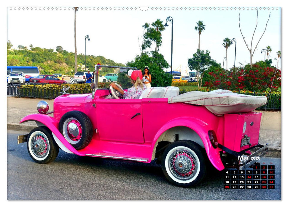 Pink Lady - Ford Modell A in Havanna (CALVENDO Wandkalender 2026)
