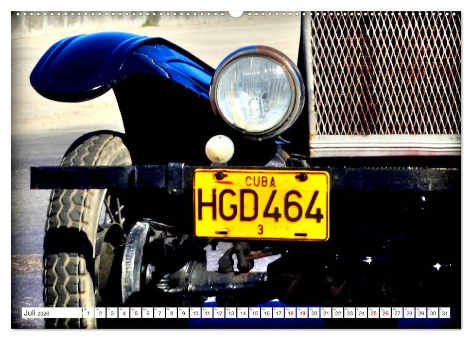Tin Lizzie - Ford Modell T in Kuba (CALVENDO Premium Wandkalender 2026)