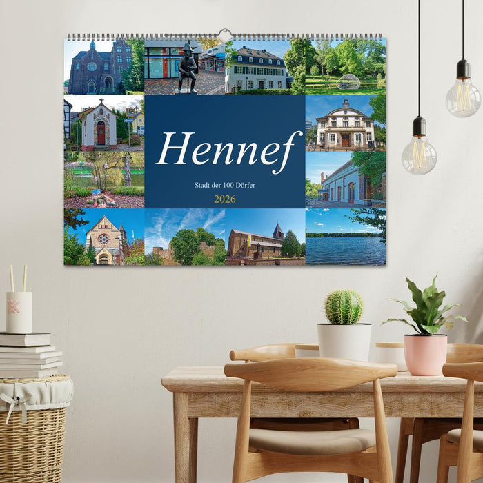 Hennef - Stadt der 100 Dörfer (CALVENDO Wandkalender 2026)