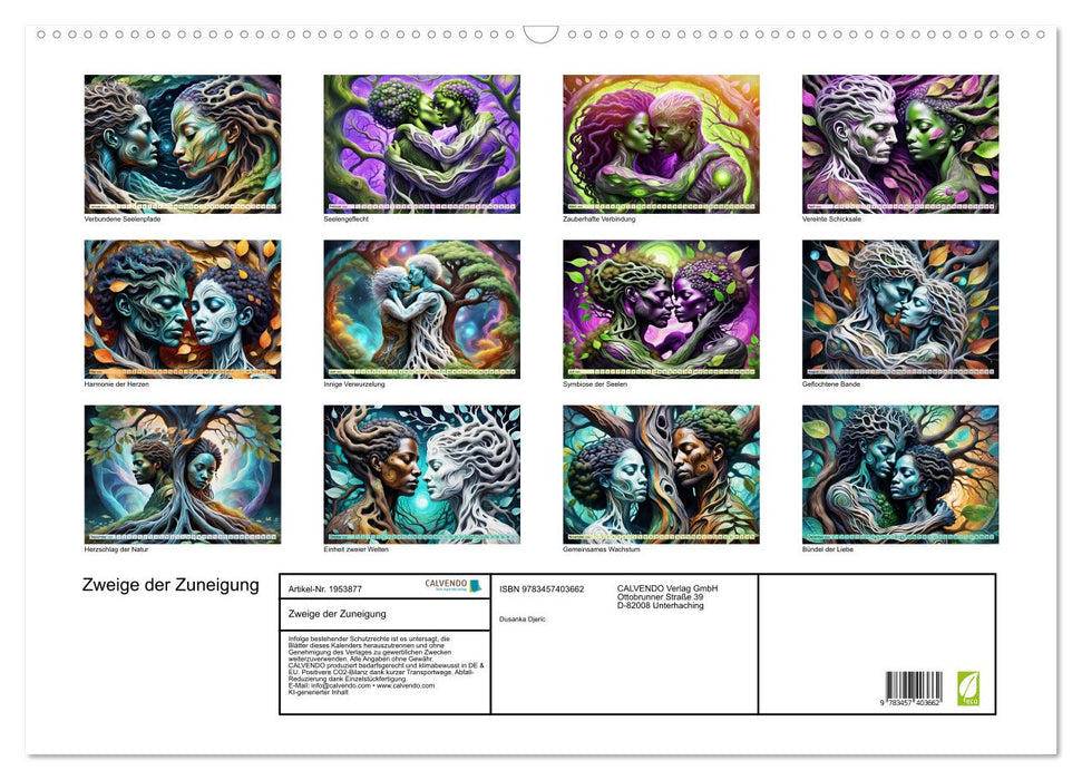 Zweige der Zuneigung (CALVENDO Wandkalender 2026)