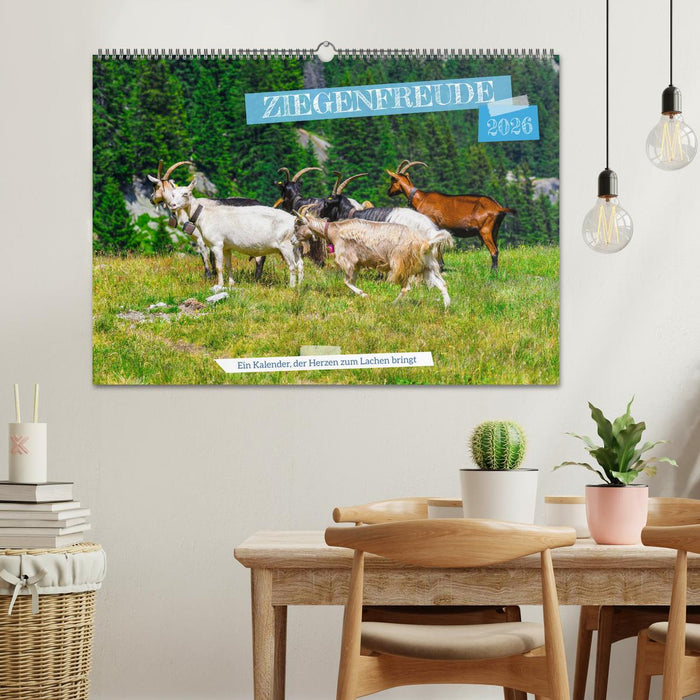 Ziegenfreude (CALVENDO Wandkalender 2026)