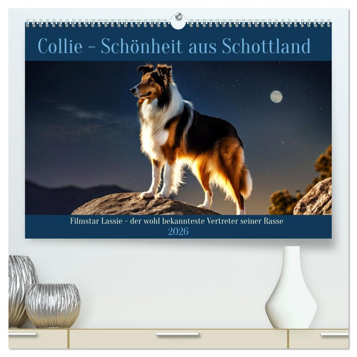 Traumhund Collie (CALVENDO Premium Wandkalender 2026)