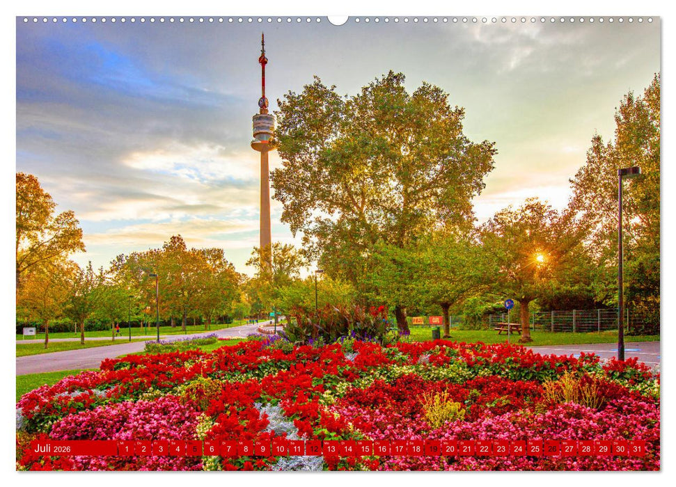 Herzlich willkommen in Wien (CALVENDO Premium Wandkalender 2026)