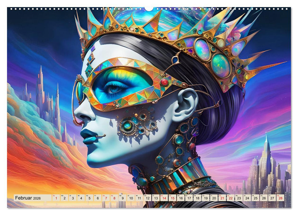Kybernetische Schönheiten (CALVENDO Wandkalender 2026)