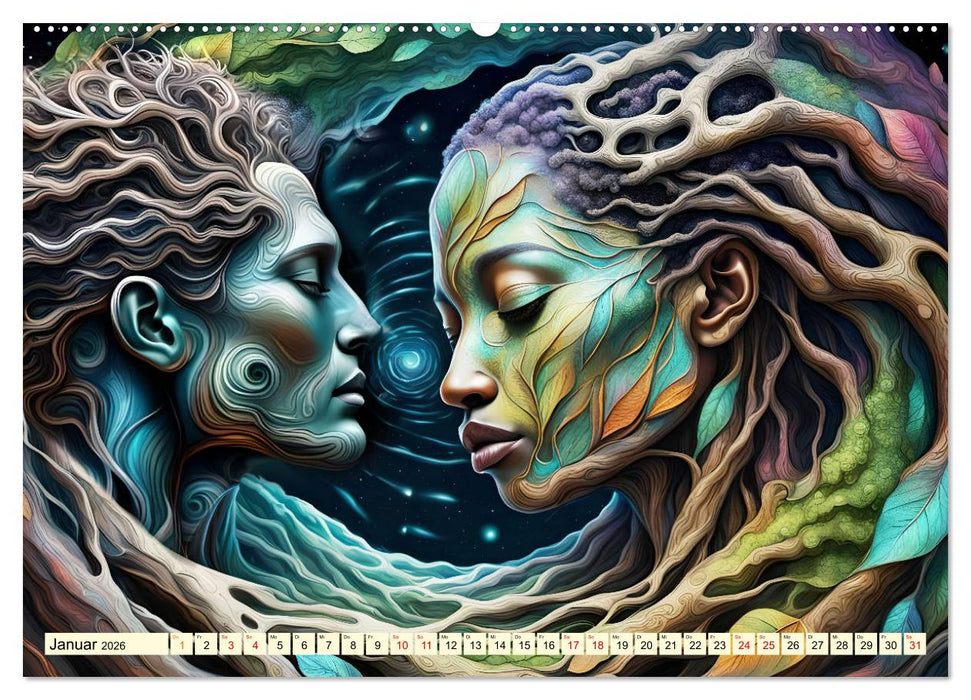 Zweige der Zuneigung (CALVENDO Premium Wandkalender 2026)