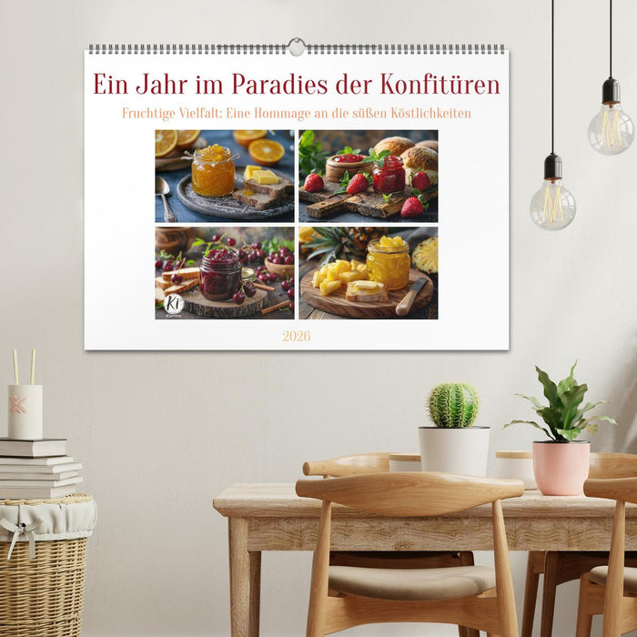 Ein Jahr im Paradies der Konfitüren (CALVENDO Wandkalender 2026)