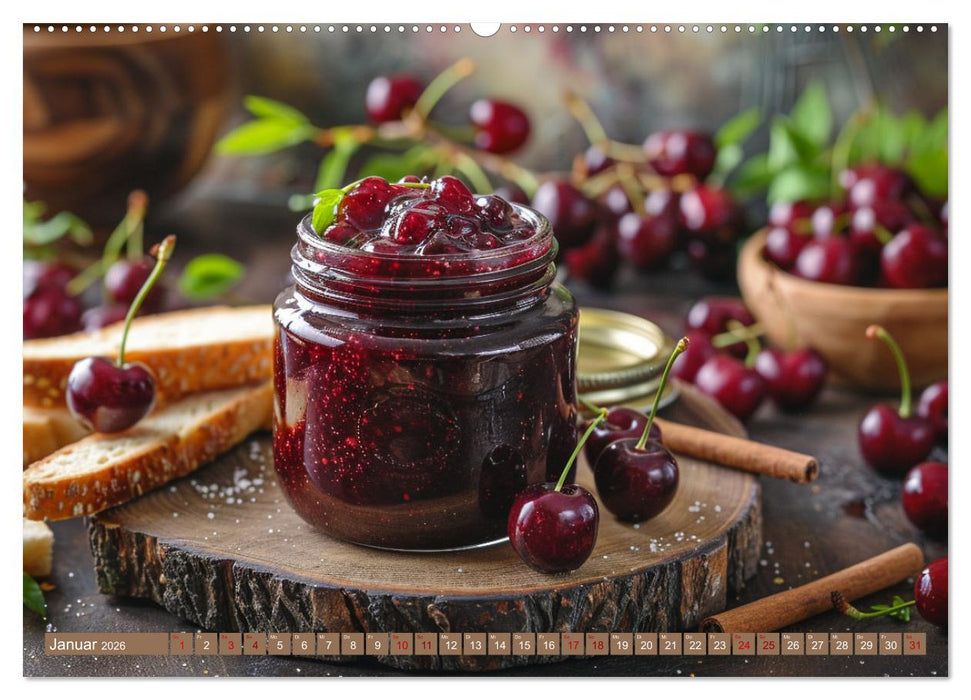 Ein Jahr im Paradies der Konfitüren (CALVENDO Wandkalender 2026)