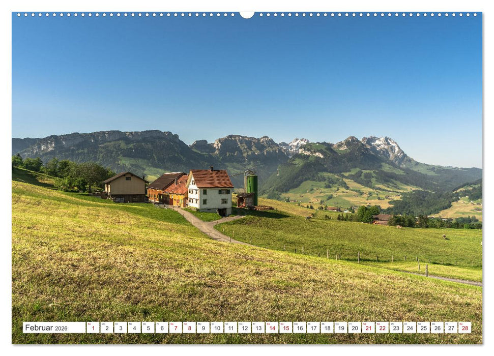 Appenzellerland (CALVENDO Premium Wandkalender 2026)