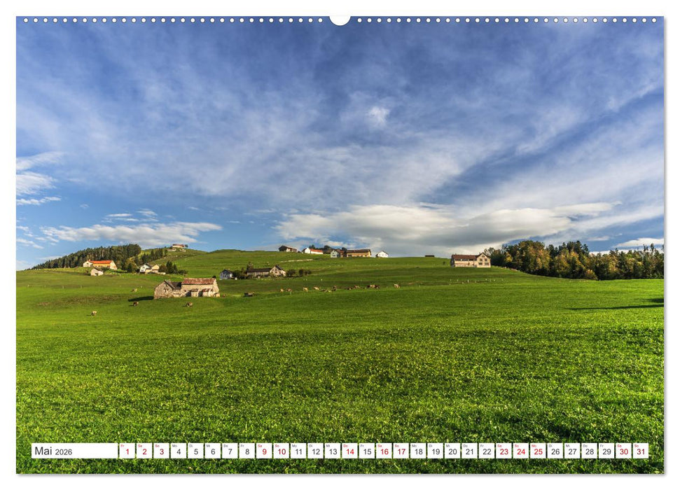 Appenzellerland (CALVENDO Premium Wandkalender 2026)