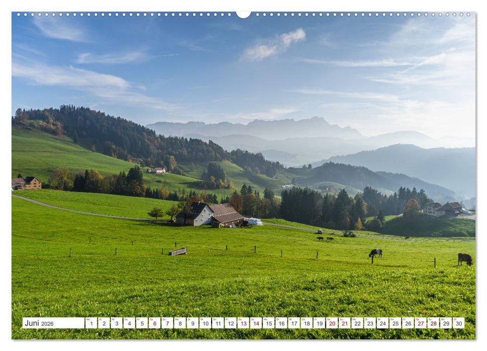 Appenzellerland (CALVENDO Premium Wandkalender 2026)