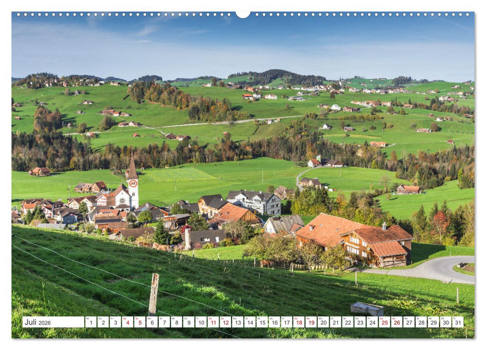 Appenzellerland (CALVENDO Premium Wandkalender 2026)