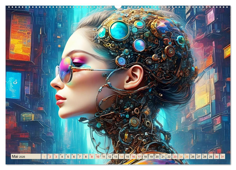 Kybernetische Schönheiten (CALVENDO Premium Wandkalender 2026)