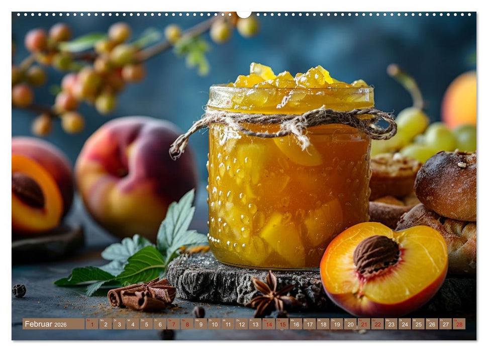 Ein Jahr im Paradies der Konfitüren (CALVENDO Premium Wandkalender 2026)