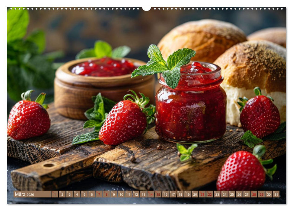 Ein Jahr im Paradies der Konfitüren (CALVENDO Premium Wandkalender 2026)