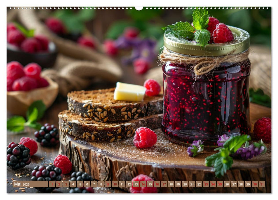 Ein Jahr im Paradies der Konfitüren (CALVENDO Premium Wandkalender 2026)